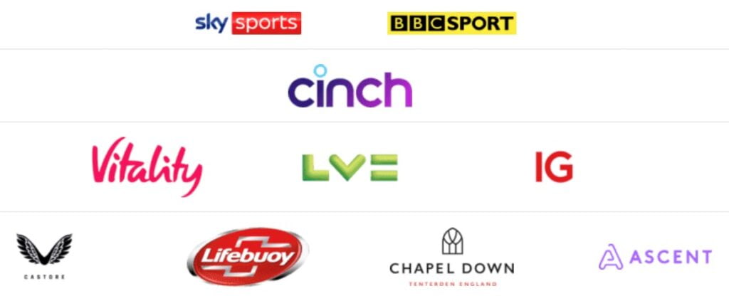 Sponsors of England cricket